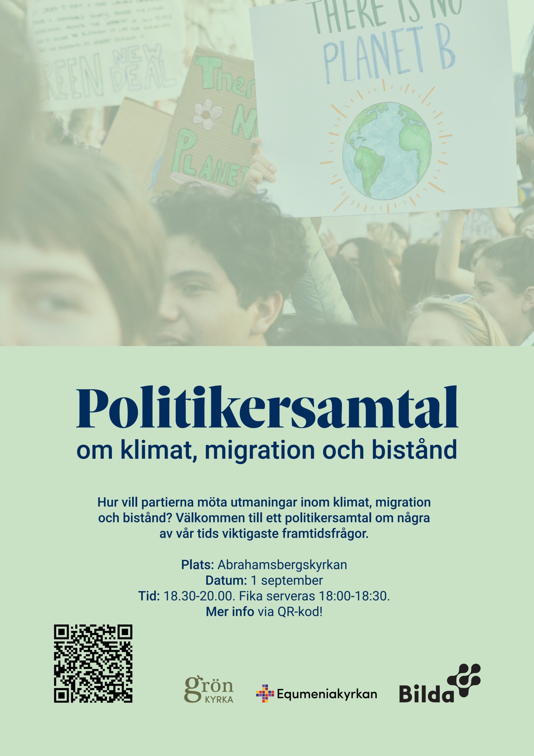 Politikersamtal Grön kyrka 2026